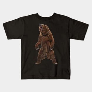 Grizzly Bear - Painting in acrylic Kids T-Shirt